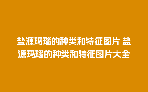 盐源玛瑙的种类和特征图片 盐源玛瑙的种类和特征图片大全