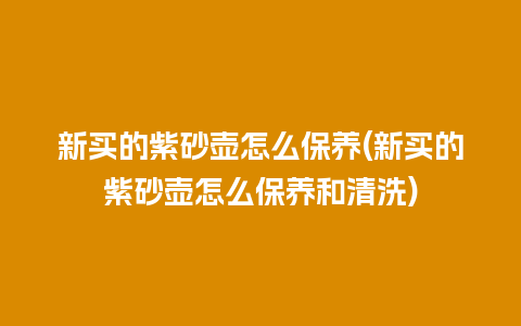 新买的紫砂壶怎么保养(新买的紫砂壶怎么保养和清洗)插图 新买的紫砂壶怎么保养(新买的紫砂壶怎么保养和清洗)
